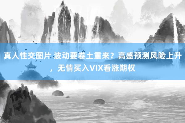 真人性交图片 波动要卷土重来？高盛预测风险上升，无情买入VIX看涨期权