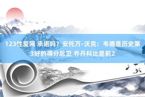 123性爱网 承诺吗？安托万-沃克：韦德是历史第3好的得分后卫 乔丹科比是前2