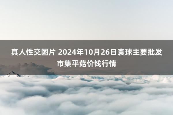 真人性交图片 2024年10月26日寰球主要批发市集平菇价钱行情